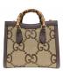 GUCCI (グッチ) ダイアナ ジャンボGG ショルダーバッグ：220000円