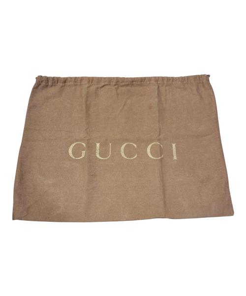 GUCCI（グッチ）GUCCI (グッチ) プリンシーミニボストンバッグ ベージュ×ゴールドの古着・服飾アイテム