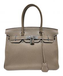 HERMES（エルメス）の古着「Birkin 30 バーキン 30/トゴ/エトゥープ/□P刻印:2012年製造/シルバー金具」｜エトゥープ