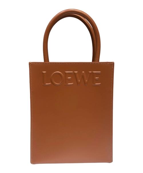 LOEWE（ロエベ）LOEWE (ロエベ) スタンダード A5 トートバッグ ブラウンの古着・服飾アイテム
