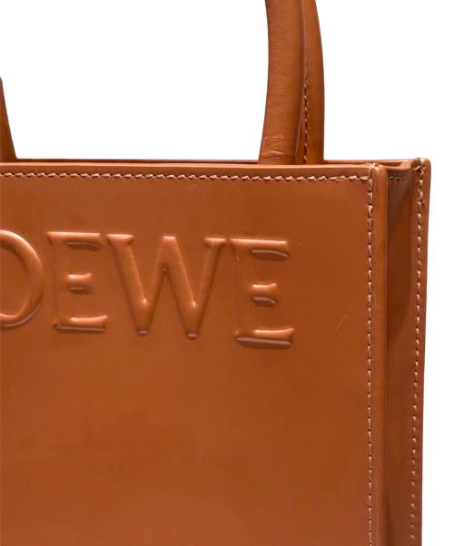 LOEWE（ロエベ）LOEWE (ロエベ) スタンダード A5 トートバッグ ブラウンの古着・服飾アイテム