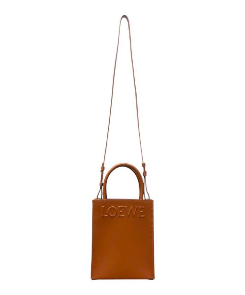 LOEWE（ロエベ）LOEWE (ロエベ) スタンダード A5 トートバッグ ブラウンの古着・服飾アイテム