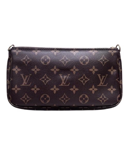 LOUIS VUITTON（ルイ ヴィトン）LOUIS VUITTON (ルイ ヴィトン) モノグラム ミュルティ ポシェット アクセソワール ブラウンの古着・服飾アイテム