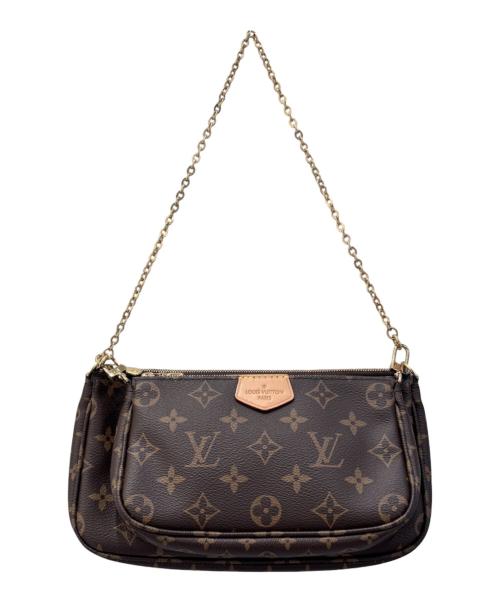 LOUIS VUITTON（ルイ ヴィトン）LOUIS VUITTON (ルイ ヴィトン) モノグラム ミュルティ ポシェット アクセソワール ブラウンの古着・服飾アイテム