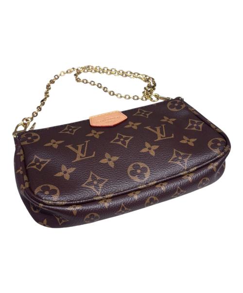 LOUIS VUITTON（ルイ ヴィトン）LOUIS VUITTON (ルイ ヴィトン) モノグラム ミュルティ ポシェット アクセソワール ブラウンの古着・服飾アイテム