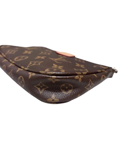 LOUIS VUITTON（ルイ ヴィトン）LOUIS VUITTON (ルイ ヴィトン) モノグラム ミュルティ ポシェット アクセソワール ブラウンの古着・服飾アイテム