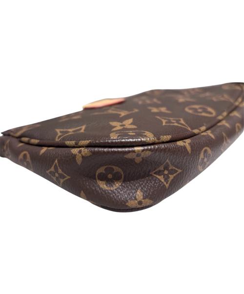 LOUIS VUITTON（ルイ ヴィトン）LOUIS VUITTON (ルイ ヴィトン) モノグラム ミュルティ ポシェット アクセソワール ブラウンの古着・服飾アイテム