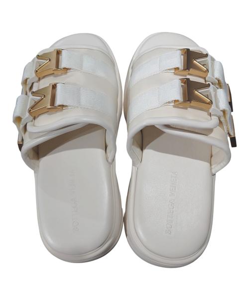 BOTTEGA VENETA（ボッテガベネタ）BOTTEGA VENETA (ボッテガベネタ) サンダル ベージュ サイズ:42の古着・服飾アイテム