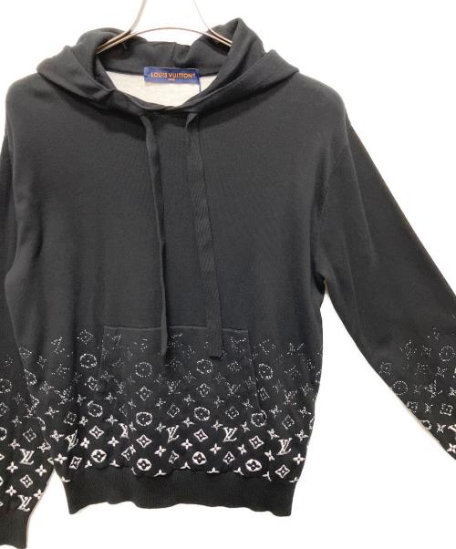 LOUIS VUITTON（ルイ ヴィトン）LOUIS VUITTON (ルイ ヴィトン) モノグラムグラディエントパーカー ブラック サイズ:Sの古着・服飾アイテム