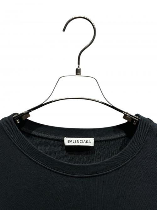 BALENCIAGA（バレンシアガ）BALENCIAGA (バレンシアガ) ロゴスウェット ブラック サイズ:XSの古着・服飾アイテム