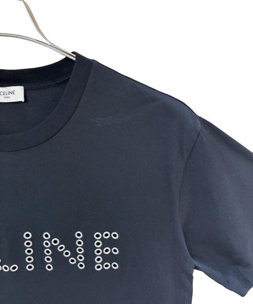 CELINE（セリーヌ）CELINE (セリーヌ) ロゴTシャツ 2X41C671Q ブラック サイズ:XSの古着・服飾アイテム
