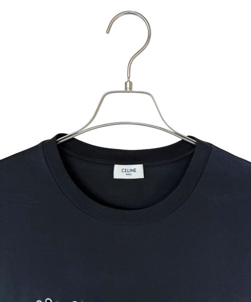 CELINE（セリーヌ）CELINE (セリーヌ) ロゴTシャツ 2X41C671Q ブラック サイズ:XSの古着・服飾アイテム