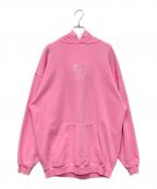 BALENCIAGAバレンシアガ）の古着「BBロゴパーカー」｜ピンク
