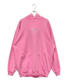 BALENCIAGA（バレンシアガ）の古着「BBロゴパーカー」｜ピンク