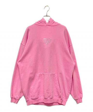 【本日24時、限界価格】バレンシアガ 希少フーディーXS★タグ付き 中古・古着通販】BALENCIAGA (バレンシアガ) BBロゴパーカー ピンク