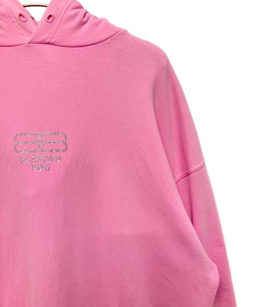 BALENCIAGA（バレンシアガ）BALENCIAGA (バレンシアガ) BBロゴパーカー ピンク サイズ:XSの古着・服飾アイテム