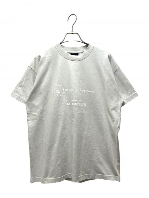 BALENCIAGA（バレンシアガ）BALENCIAGA (バレンシアガ) WFPロゴTシャツ/612965 T0VV4 ライトグレー サイズ:Sの古着・服飾アイテム