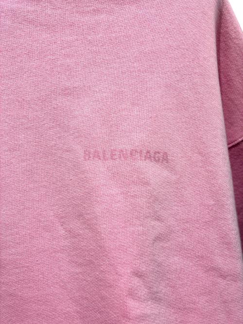 BALENCIAGA（バレンシアガ）BALENCIAGA (バレンシアガ) ロゴパーカー ピンク サイズ:Mの古着・服飾アイテム