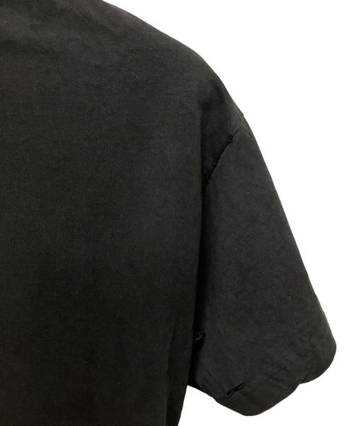 BALENCIAGA（バレンシアガ）BALENCIAGA (バレンシアガ) ダメージ加工Tシャツ/ロゴプリント Tシャツ ブラック サイズ:Sの古着・服飾アイテム