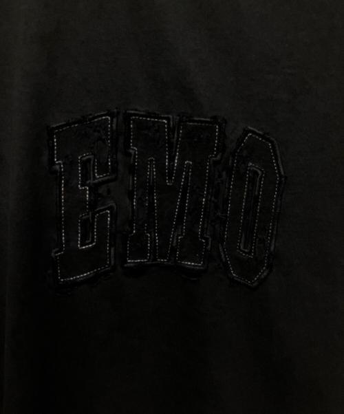 BALENCIAGA（バレンシアガ）BALENCIAGA (バレンシアガ) ダメージ加工Tシャツ/ロゴプリント Tシャツ ブラック サイズ:Sの古着・服飾アイテム