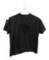BALENCIAGA（バレンシアガ）の古着「ダメージ加工Tシャツ/ロゴプリント Tシャツ」｜ブラック