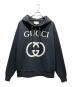 GUCCI（グッチ）の古着「インターロッキングGパーカー」｜ブラック