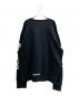 CHROME HEARTS (クロムハーツ) Neck Logo Crewneck Sweatshirt/ネックロゴ クルーネック スウェット ブラック サイズ:L：180000円