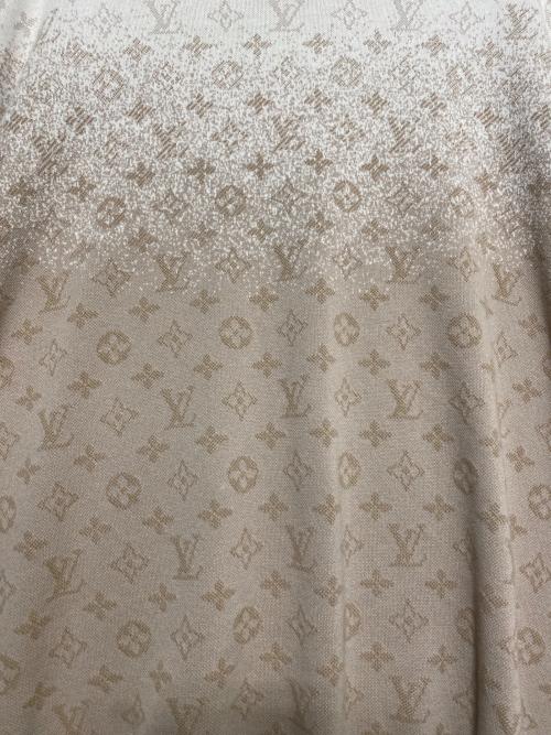 LOUIS VUITTON（ルイ ヴィトン）LOUIS VUITTON (ルイ ヴィトン) モノグラムグラディエントニット ベージュ サイズ:XLの古着・服飾アイテム
