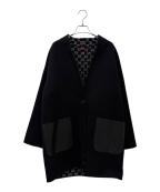 GUCCIグッチ）の古着「GGダブルフェイスコート」｜ブラック