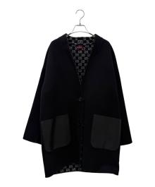 GUCCI（グッチ）の古着「GGダブルフェイスコート」｜ブラック