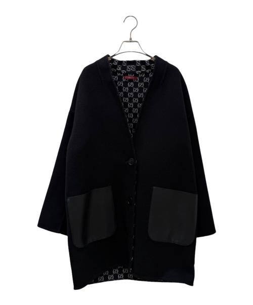 GUCCI（グッチ）GUCCI (グッチ) GGダブルフェイスコート ブラック サイズ:38の古着・服飾アイテム