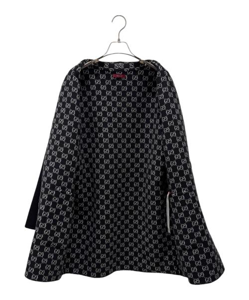 GUCCI（グッチ）GUCCI (グッチ) GGダブルフェイスコート ブラック サイズ:38の古着・服飾アイテム