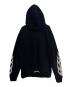 CHROME HEARTS (クロムハーツ) Arm Flame Pullover Hoodie ブラック サイズ:XL：180000円