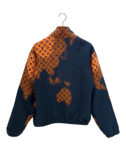 LOUIS VUITTON（ルイ ヴィトン）LOUIS VUITTON (ルイ ヴィトン) モノグラムブークレットブルゾン ネイビー サイズ:48の古着・服飾アイテム