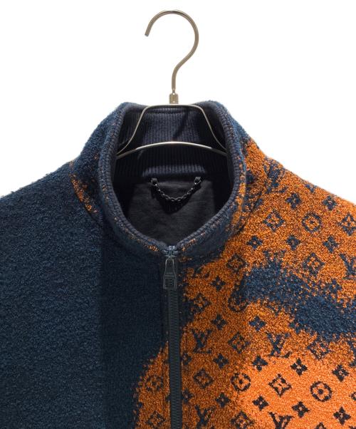 LOUIS VUITTON（ルイ ヴィトン）LOUIS VUITTON (ルイ ヴィトン) モノグラムブークレットブルゾン ネイビー サイズ:48の古着・服飾アイテム