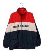 BALENCIAGAバレンシアガ）の古着「テクニカルファブリック トラックジャケット/ナイロンジャケット」｜ネイビー
