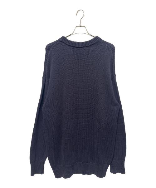 BALENCIAGA（バレンシアガ）BALENCIAGA (バレンシアガ) ロゴニット ネイビー サイズ:XSの古着・服飾アイテム