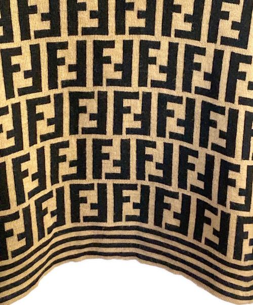 FENDI（フェンディ）FENDI (フェンディ) ズッカニットポロシャツ ベージュ サイズ:40の古着・服飾アイテム