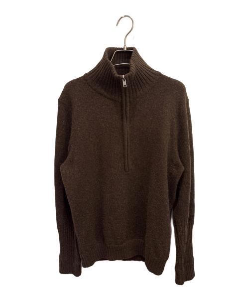 Maison Margiela（メゾンマルジェラ）Maison Margiela (メゾンマルジェラ) ハーフジップニット レッド サイズ:Sの古着・服飾アイテム