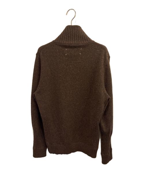 Maison Margiela（メゾンマルジェラ）Maison Margiela (メゾンマルジェラ) ハーフジップニット レッド サイズ:Sの古着・服飾アイテム