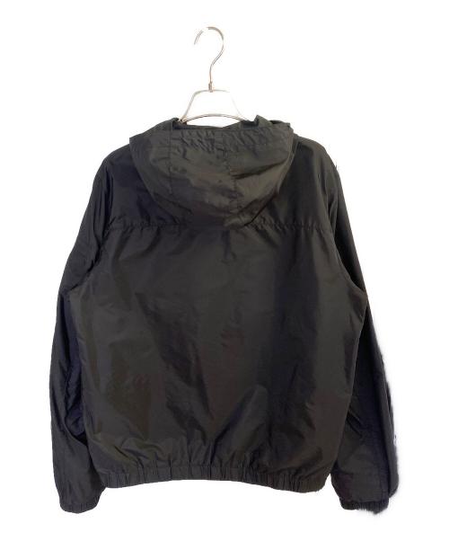 PRADA（プラダ）PRADA (プラダ) ロゴプレートナイロンジャケット ブラック サイズ:48の古着・服飾アイテム