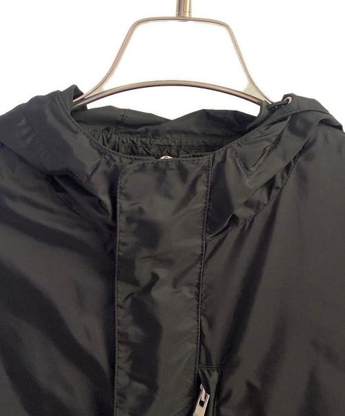 PRADA（プラダ）PRADA (プラダ) ロゴプレートナイロンジャケット ブラック サイズ:48の古着・服飾アイテム