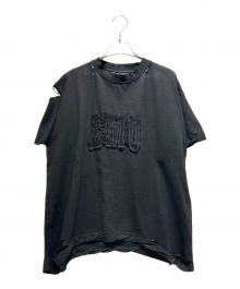 BALENCIAGA（バレンシアガ）の古着「デストロイ加工Tシャツ/826344 TSVP4」｜ブラック
