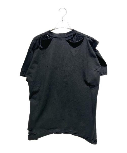 BALENCIAGA（バレンシアガ）BALENCIAGA (バレンシアガ) デストロイ加工Tシャツ/826344 TSVP4 ブラック サイズ:XSの古着・服飾アイテム