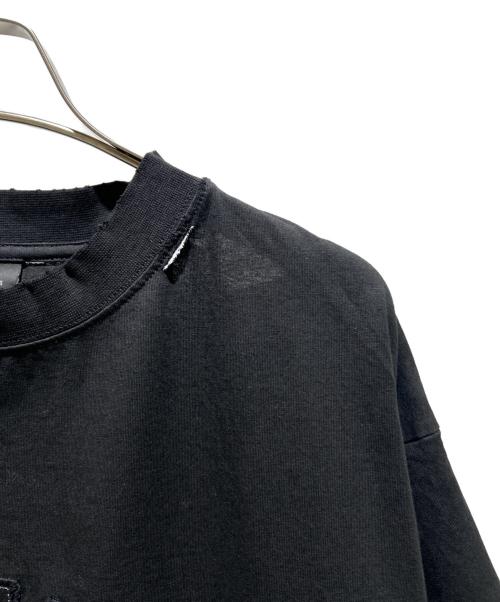 BALENCIAGA（バレンシアガ）BALENCIAGA (バレンシアガ) デストロイ加工Tシャツ/826344 TSVP4 ブラック サイズ:XSの古着・服飾アイテム