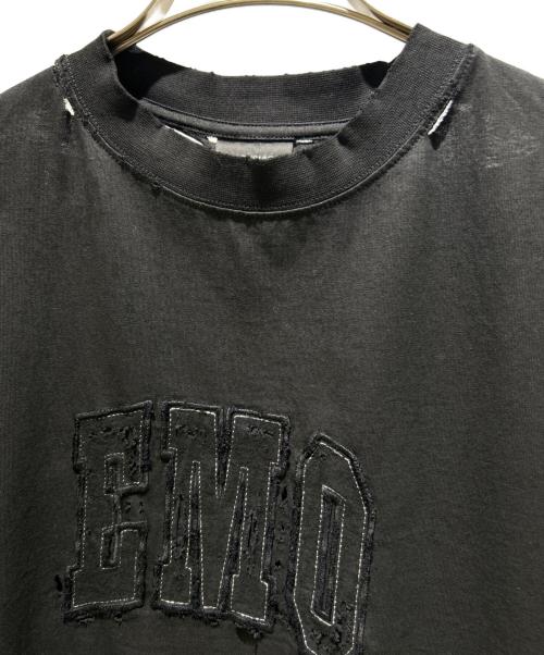 BALENCIAGA（バレンシアガ）BALENCIAGA (バレンシアガ) デストロイ加工Tシャツ/826344 TSVP4 ブラック サイズ:XSの古着・服飾アイテム