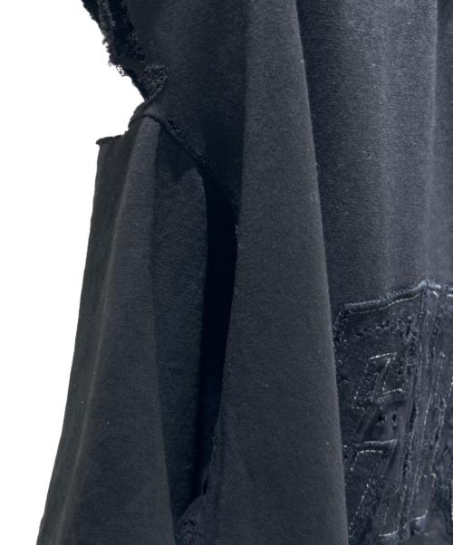 BALENCIAGA（バレンシアガ）BALENCIAGA (バレンシアガ) デストロイ加工Tシャツ/826344 TSVP4 ブラック サイズ:XSの古着・服飾アイテム