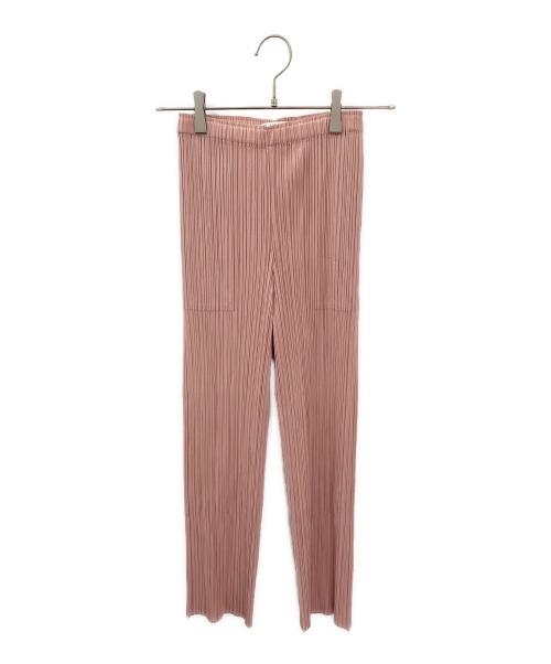 PLEATS PLEASE（プリーツプリーズ）PLEATS PLEASE (プリーツプリーズ) プリーツパンツ ピンク サイズ:1の古着・服飾アイテム