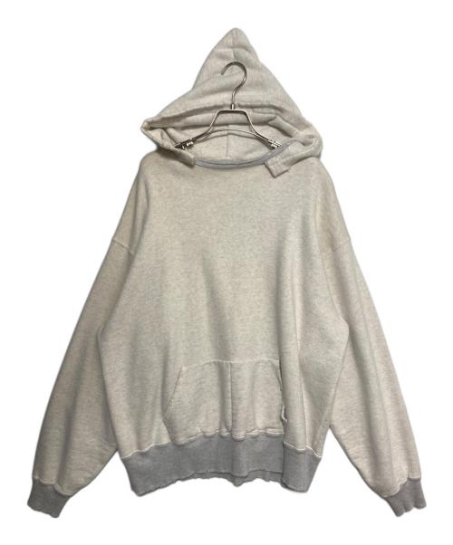 New Manual（ニュー・マニュアル）new manual (ニュー・マニュアル) CP AFTER HOODIE ライトグレー サイズ:XLの古着・服飾アイテム