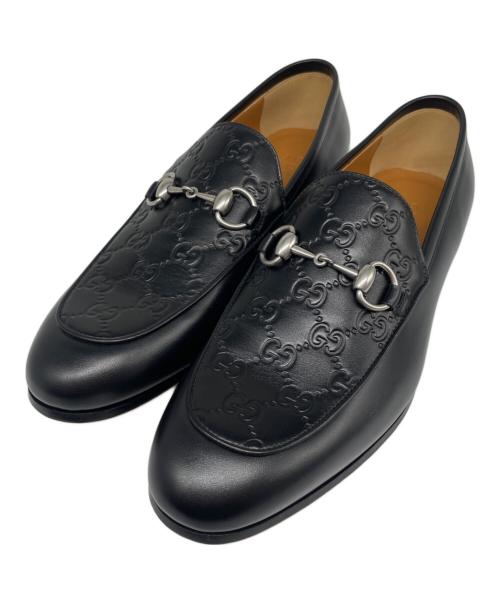 GUCCI（グッチ）GUCCI (グッチ) GGビットローファー ブラック サイズ:6 1/2の古着・服飾アイテム